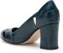 Sarah Chofakian Bruxelas leather shoes Blue - Thumbnail 3