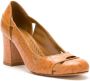 Sarah Chofakian Bruxelas leather shoes Orange - Thumbnail 2