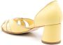 Sarah Chofakian Carrie 55mm open-toe pumps Yellow - Thumbnail 3