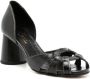 Sarah Chofakian Carrie peep-toe shoes Black - Thumbnail 2