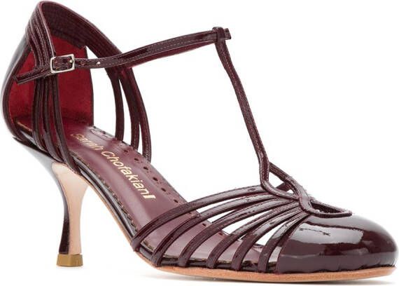 Sarah Chofakian Chamonix sandals Red