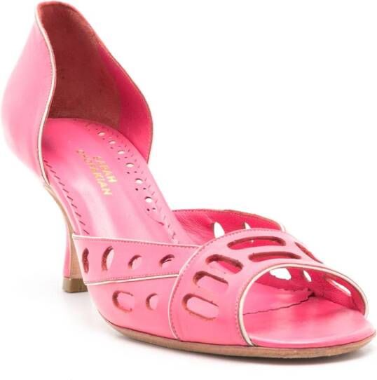 Sarah Chofakian Chanbon 55mm leather pumps Pink