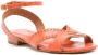 Sarah Chofakian Chemisier open-toe flat sandals Orange - Thumbnail 2