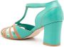 Sarah Chofakian Chiara 75mm colour-block sandals Blue - Thumbnail 3