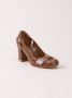 Sarah Chofakian chunky heel pumps Brown - Thumbnail 2