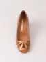 Sarah Chofakian chunky heel pumps Brown - Thumbnail 4