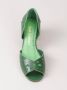 Sarah Chofakian chunky heel pumps Green - Thumbnail 4