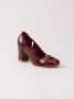 Sarah Chofakian chunky heel pumps Red - Thumbnail 2