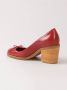 Sarah Chofakian chunky heel pumps Red - Thumbnail 3