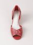 Sarah Chofakian chunky heel sandals Red - Thumbnail 4