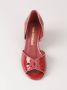 Sarah Chofakian chunky heel sandals Red - Thumbnail 4