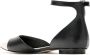 Sarah Chofakian Cisne flat leather sandals Black - Thumbnail 3