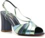 Sarah Chofakian Cocteau 75mm slingback sandals Blue - Thumbnail 2