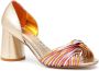 Sarah Chofakian Colagem metallic sandals Gold - Thumbnail 2