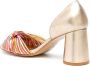 Sarah Chofakian Colagem metallic sandals Gold - Thumbnail 3