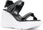 Sarah Chofakian Comfort flatform sandals Black - Thumbnail 2