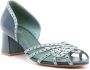 Sarah Chofakian Cordelia 40mm crossover-strap sandals Blue - Thumbnail 2
