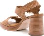 Sarah Chofakian Edie ankle-strap 85mm sandals Brown - Thumbnail 3