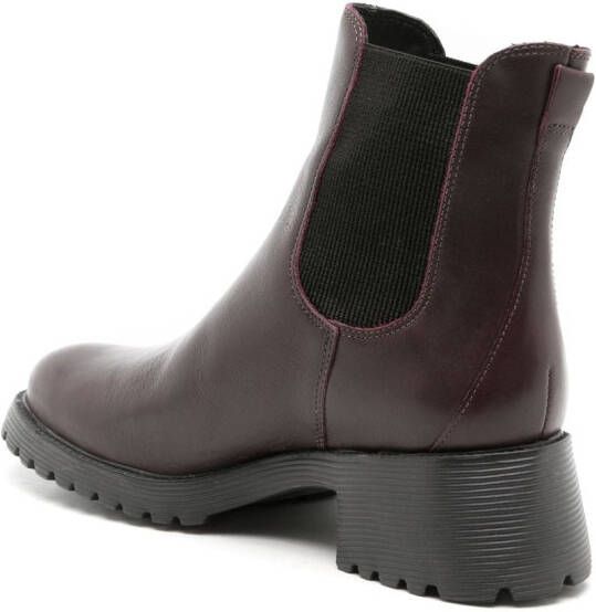 Sarah Chofakian Emil 55mm side-panel chelsea boots Brown