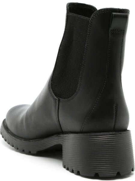 Sarah Chofakian Emil leather Chelsea boots Black