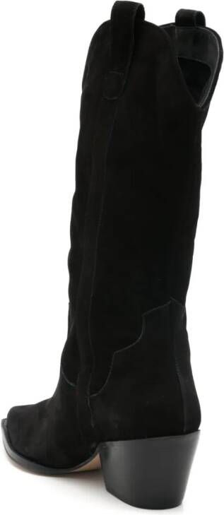 Sarah Chofakian Estee Western boots Black