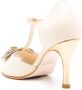 Sarah Chofakian Eve 80mm T-bar sandals White - Thumbnail 3