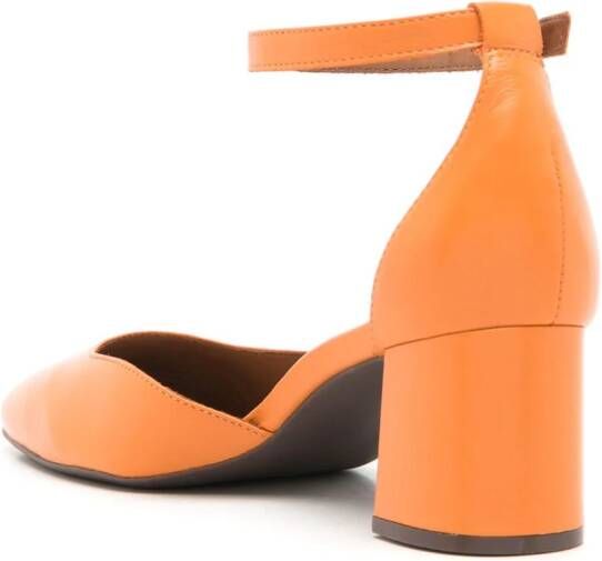 Sarah Chofakian Florence 40mm leather sandals Orange