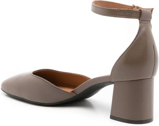 Sarah Chofakian Florence 55mm ankle-strap sandals Brown