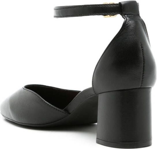 Sarah Chofakian Florence 55mm leather sandals Black
