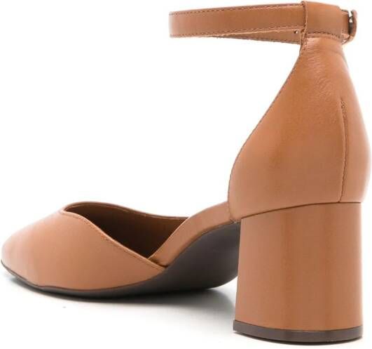Sarah Chofakian Florence leather sandals Brown