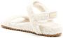 Sarah Chofakian fluffy touch-strap sandals White - Thumbnail 3