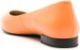 Sarah Chofakian Francesca leather ballerina shoes Orange - Thumbnail 3