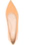 Sarah Chofakian Francesca leather ballerina shoes Orange - Thumbnail 4