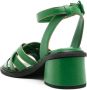 Sarah Chofakian Giverny 45mm leather sandals Green - Thumbnail 3