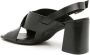 Sarah Chofakian Highway 85mm leather sandals Black - Thumbnail 3