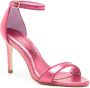 Sarah Chofakian Joy metallic 95mm sandals Pink - Thumbnail 2