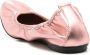 Sarah Chofakian Julia metallic ballerina shoes Pink - Thumbnail 3