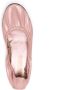 Sarah Chofakian Julia metallic ballerina shoes Pink - Thumbnail 4