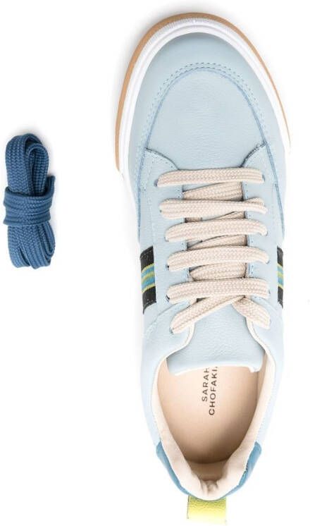 Sarah Chofakian Laby Bird low-top sneakers Blue