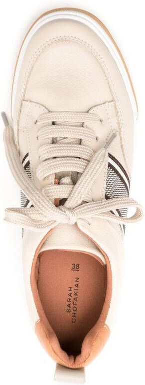 Sarah Chofakian Laby Bird low-top sneakers Neutrals