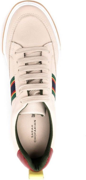 Sarah Chofakian Laby Bird low-top sneakers Neutrals