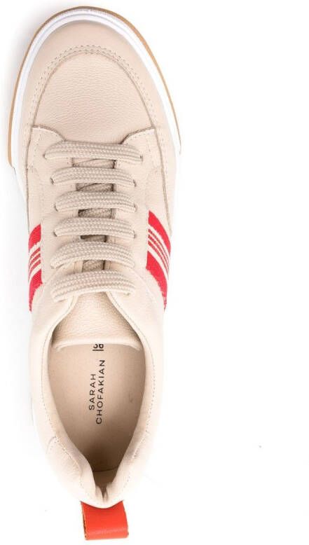 Sarah Chofakian Laby Bird low-top sneakers Neutrals