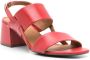 Sarah Chofakian Laura 65mm leather sandals Red - Thumbnail 2