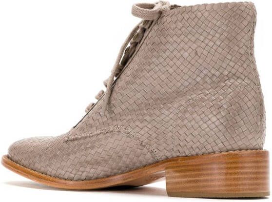 Sarah Chofakian leather boots Grey
