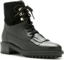 Sarah Chofakian leather Cavendish combat boots Black - Thumbnail 2