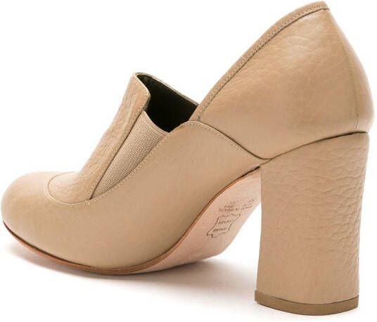 Sarah Chofakian leather Egito ankle boots Neutrals