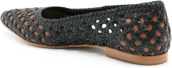 Sarah Chofakian leather Fauvista ballerina shoes Black