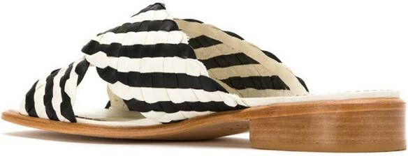 Sarah Chofakian leather flat sandals VEGETALPTO MARFIM