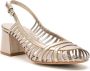 Sarah Chofakian leather Jezz sandals Gold - Thumbnail 2