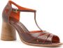 Sarah Chofakian leather Manchester sandals Brown - Thumbnail 2